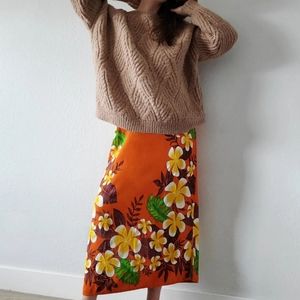 Vintage hawaiian sari